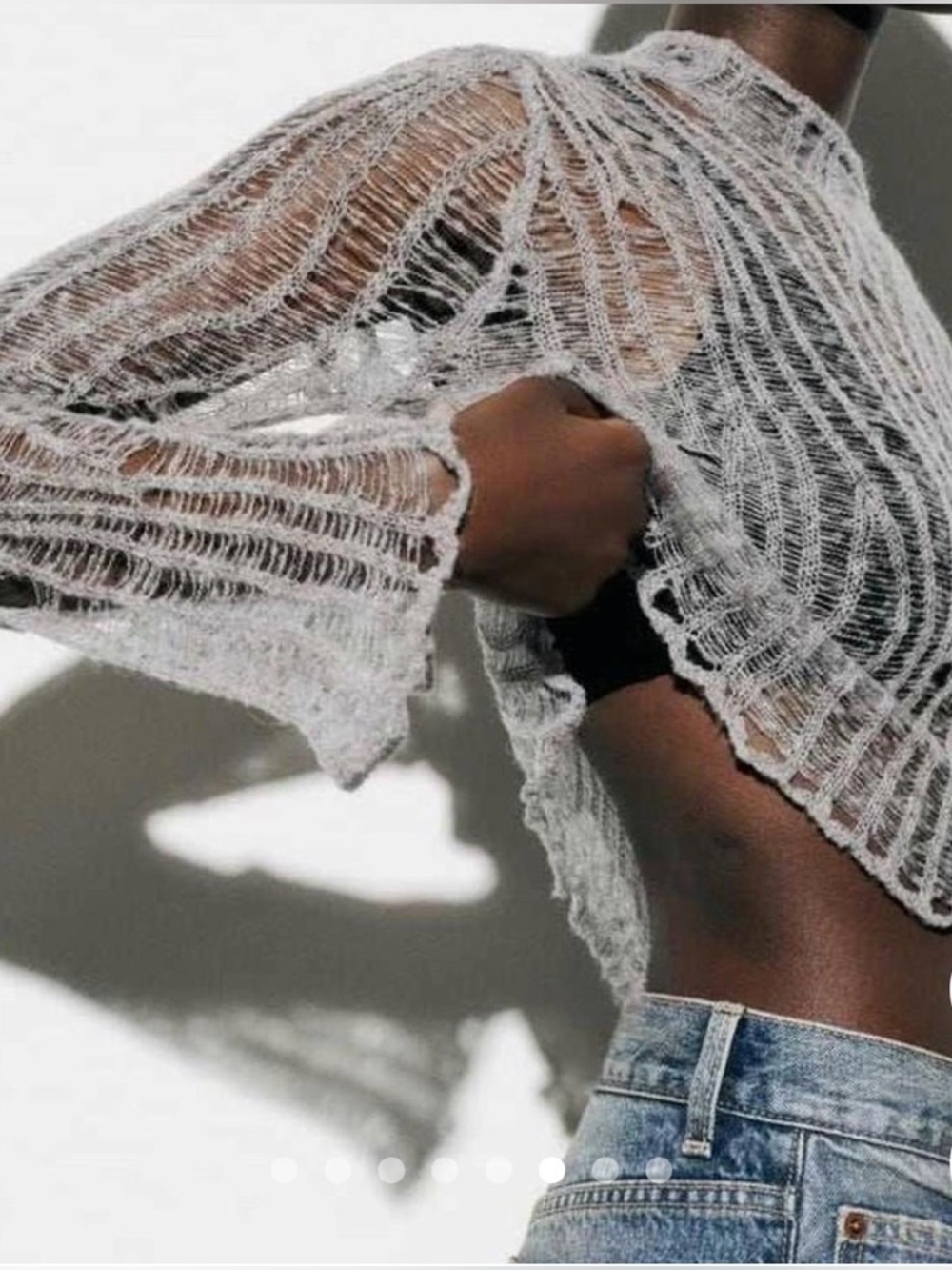 ZARA Open Knit Sweater